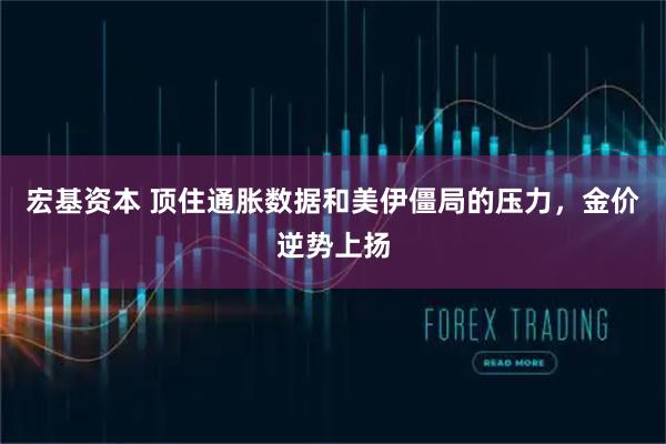 宏基资本 顶住通胀数据和美伊僵局的压力，金价逆势上扬