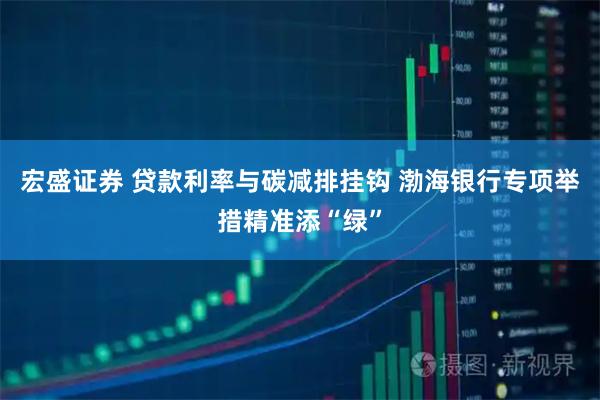 宏盛证券 贷款利率与碳减排挂钩 渤海银行专项举措精准添“绿”