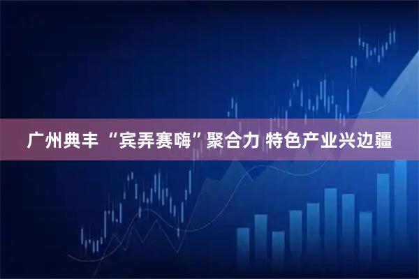 广州典丰 “宾弄赛嗨”聚合力 特色产业兴边疆